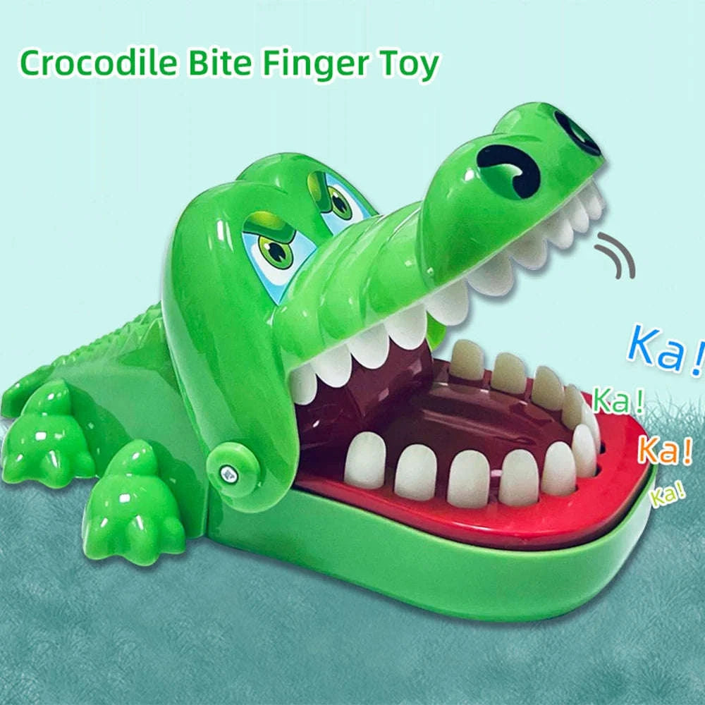 Crocodile Bite Toy Reaction Game-Green / Small