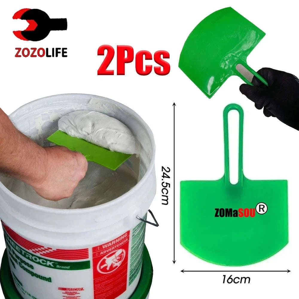 Curved Putty Knife for Drywall Spreading and Scraping-2PCS