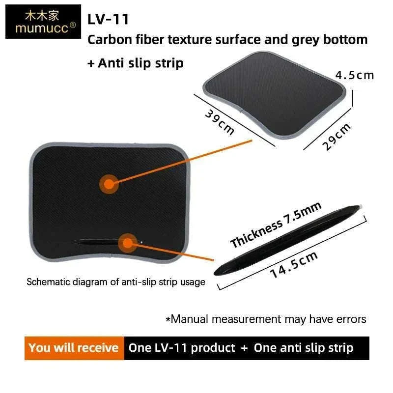 Cushioned Laptop Lap Desk with Wood Surface & Built-In Mouse Pad-LV-32 grey