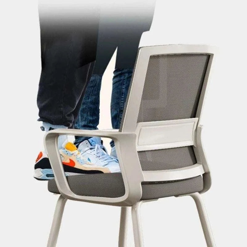 Cushioned Metal Frame Office Chair for Desk, Study, and Dorm Use-B