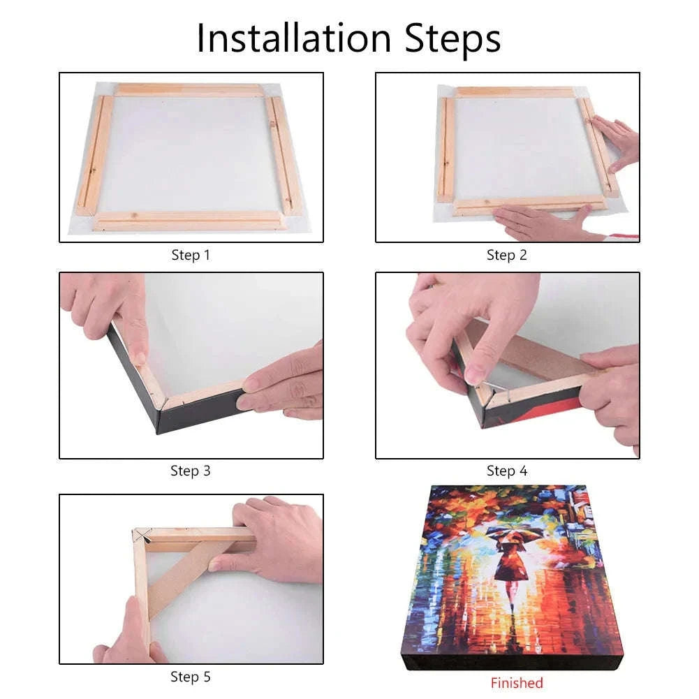 Custom Canvas Painting Set with Ring Hanging Kit-Default Title