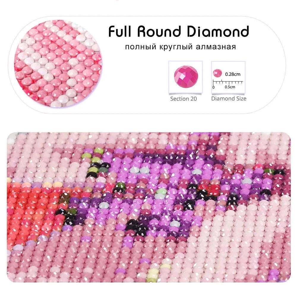 Custom Photo Diamond Painting Kit for Personalized Wall Art-Full Round / 50x80cm