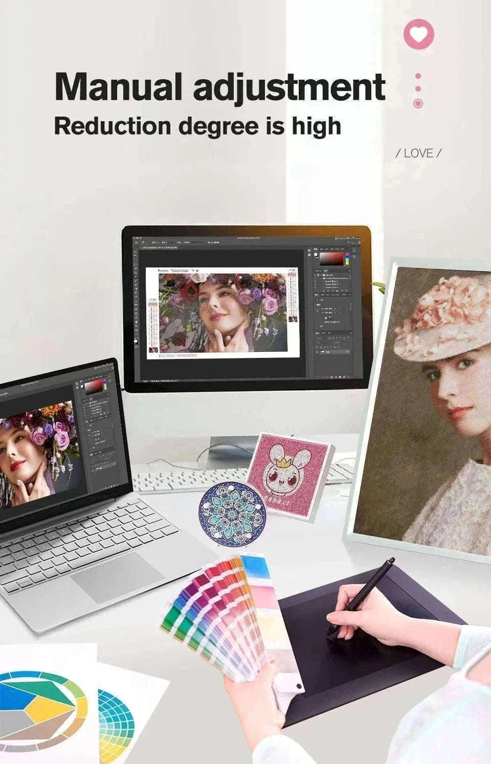 Custom Photo Diamond Painting Kit for Personalized Wall Art-Full Round / 50x80cm