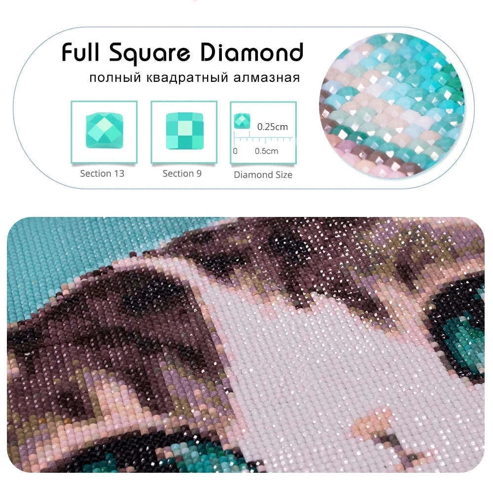 Custom Photo Diamond Painting Kit for Personalized Wall Art-Full Round / 50x80cm