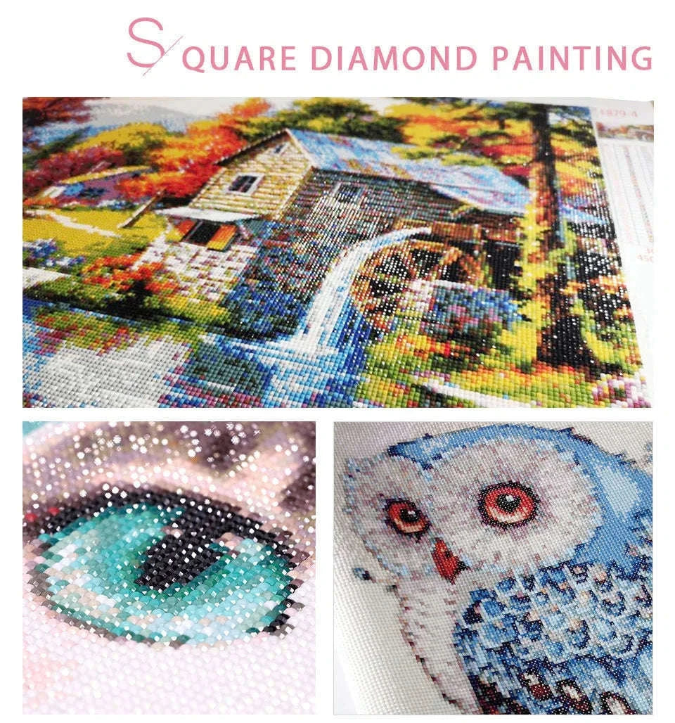 Custom Photo Diamond Painting Kit for Personalized Wall Art-Full Round / 50x80cm