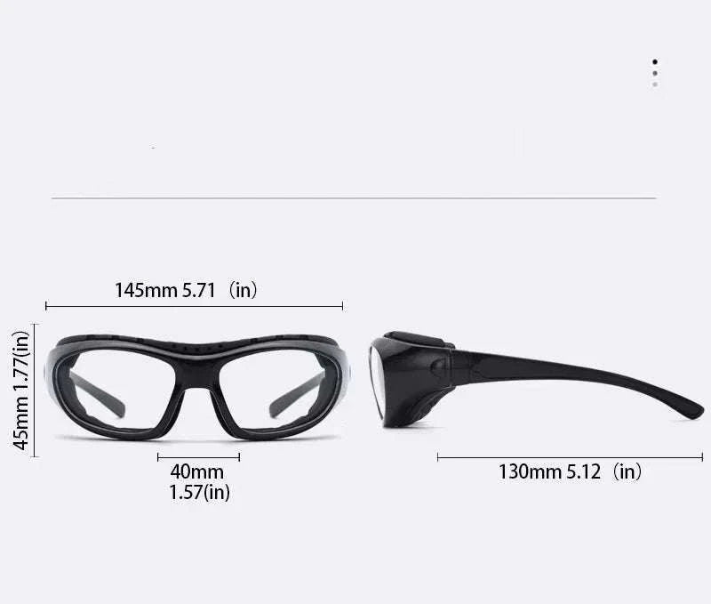 Customizable Basketball Sports Goggles for Active Play-Gray / myopia -400