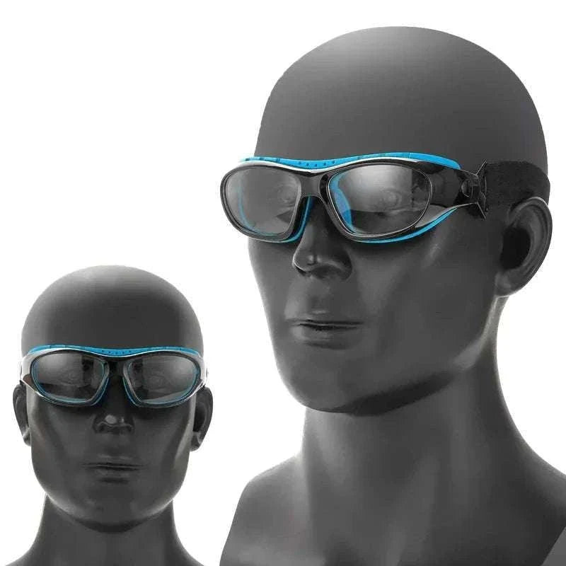 Customizable Basketball Sports Goggles for Clear, Secure Play-Gray / myopia -400