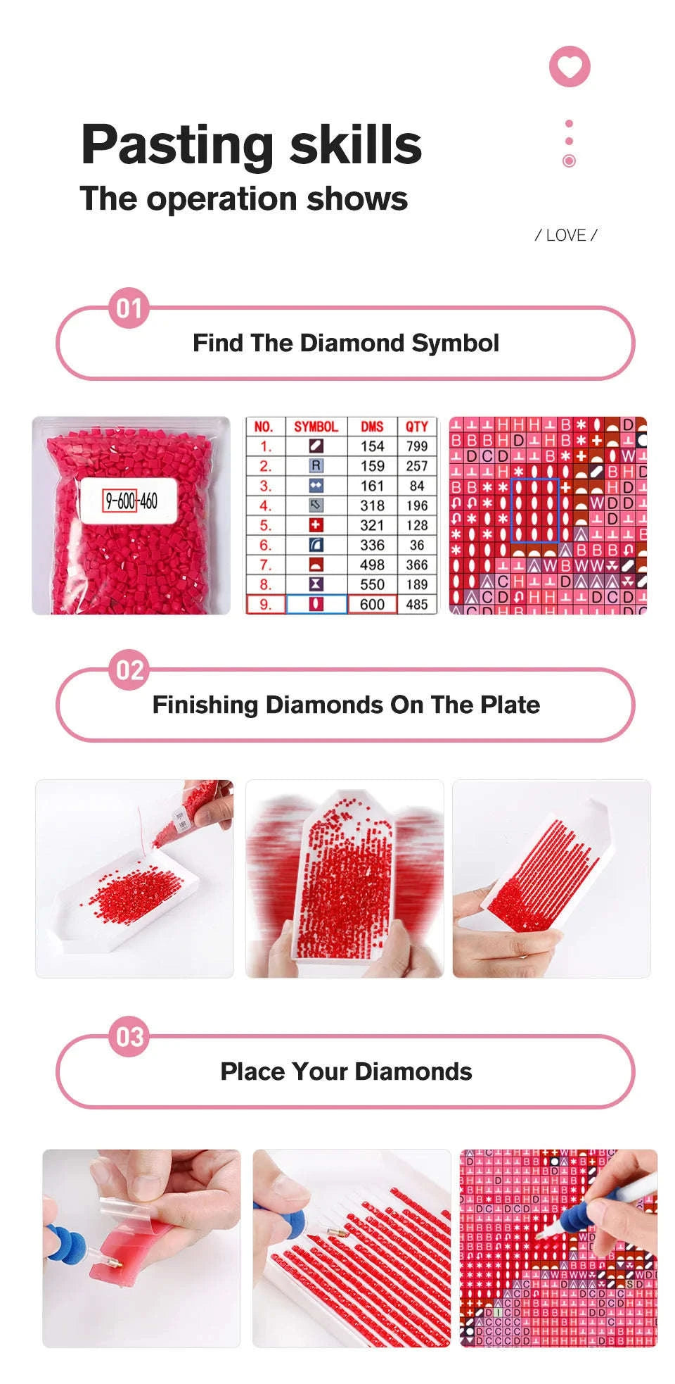 Customizable Diamond Mosaic With Your Own Photo-Full Round / 25x25cm