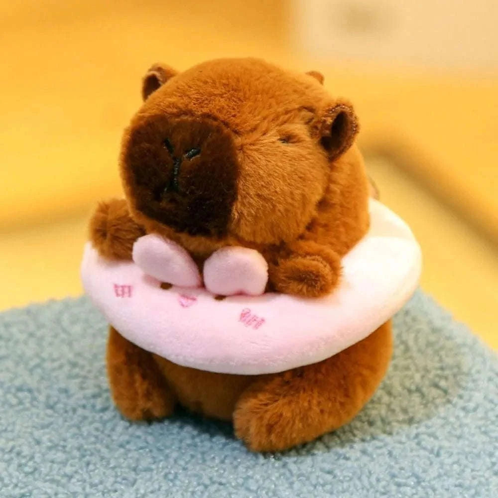 Cute Capybara Plush Toy Hoodie with Wings-Blue-Hoodie C