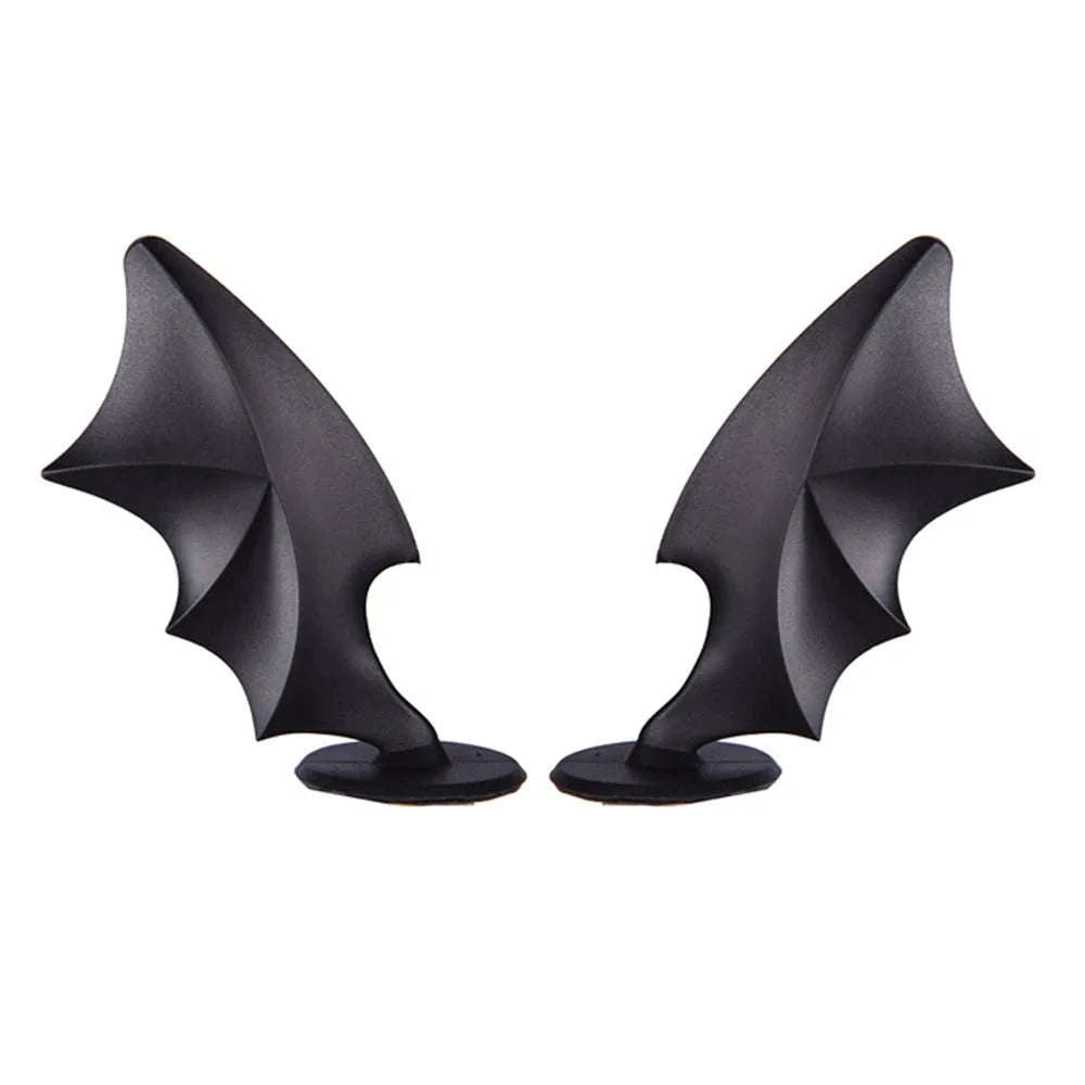 Cute Motorcycle Helmet Corner Horn Decoration-Black