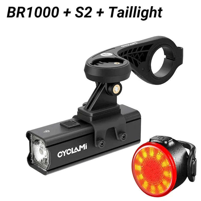 CYCLAMI 1000LM Rechargeable Bike Light for Safer Night Rides-BR1000 S2 Taillight