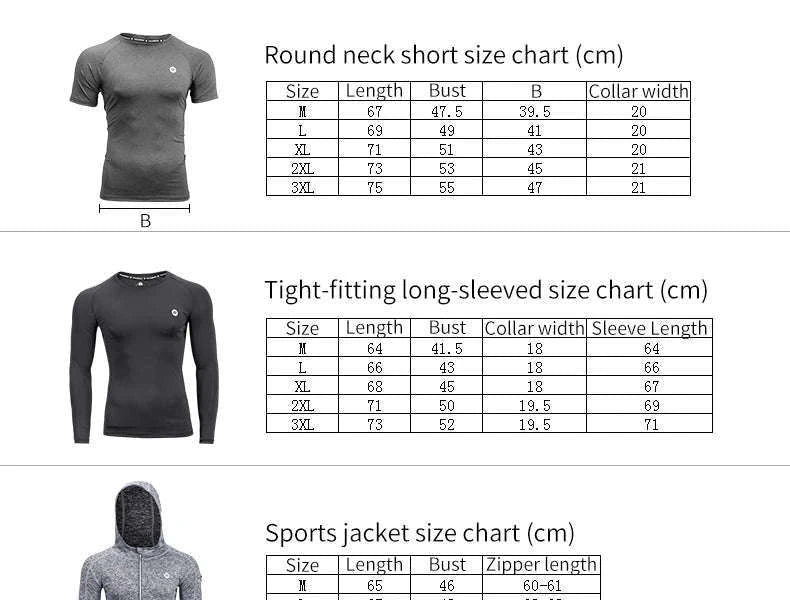 Cycling Base Layer Long Sleeve Thermal Shirt Breathable Polyester-LKW006 / Asia L(EUR M)
