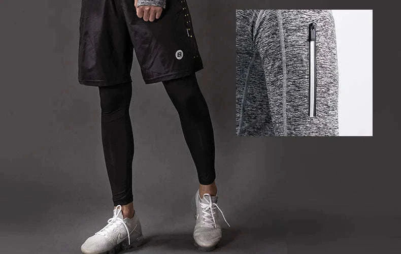 Cycling Base Layer Long Sleeve Thermal Shirt Breathable Polyester-LKW006 / Asia L(EUR M)