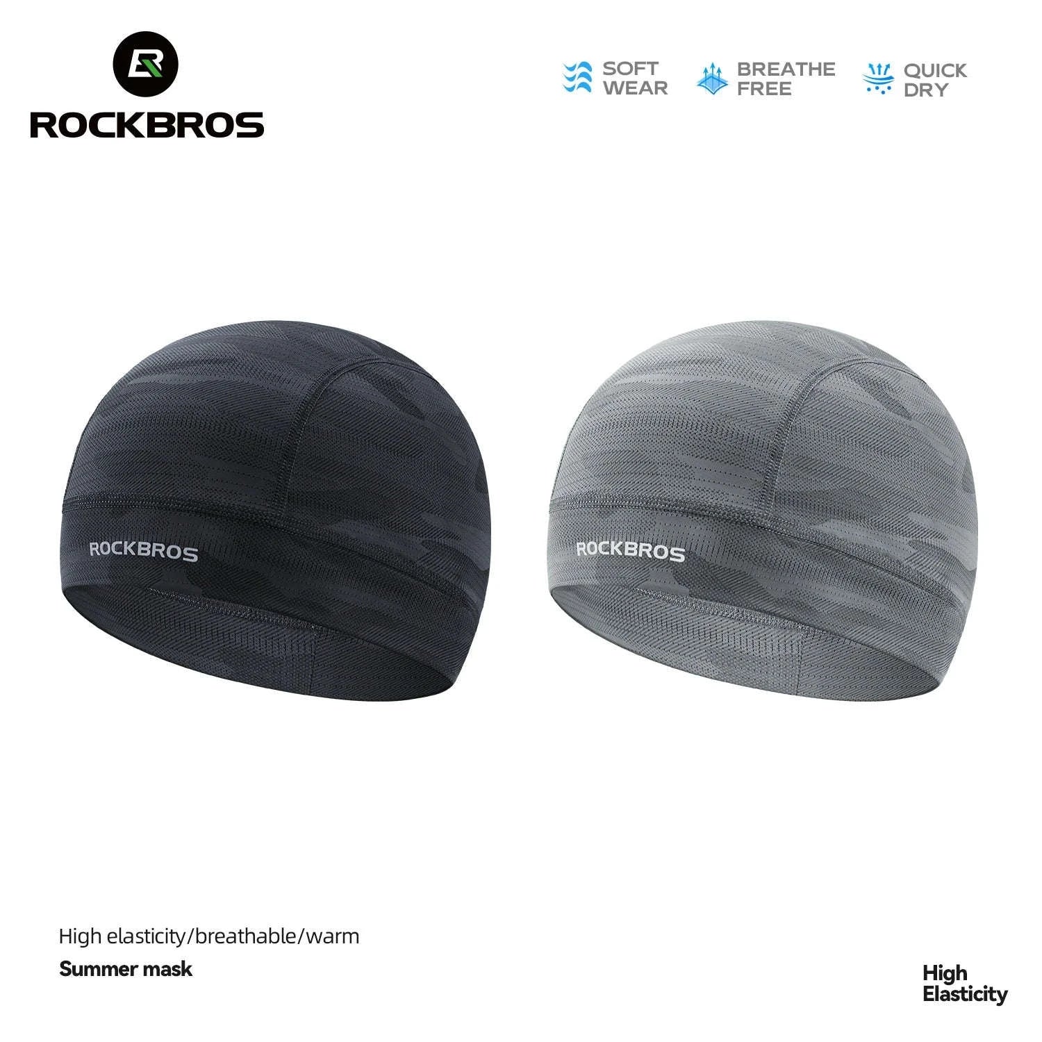 Cycling Head Cover Inner Cap for Helmet Comfort-LF260132-BK 1pcs