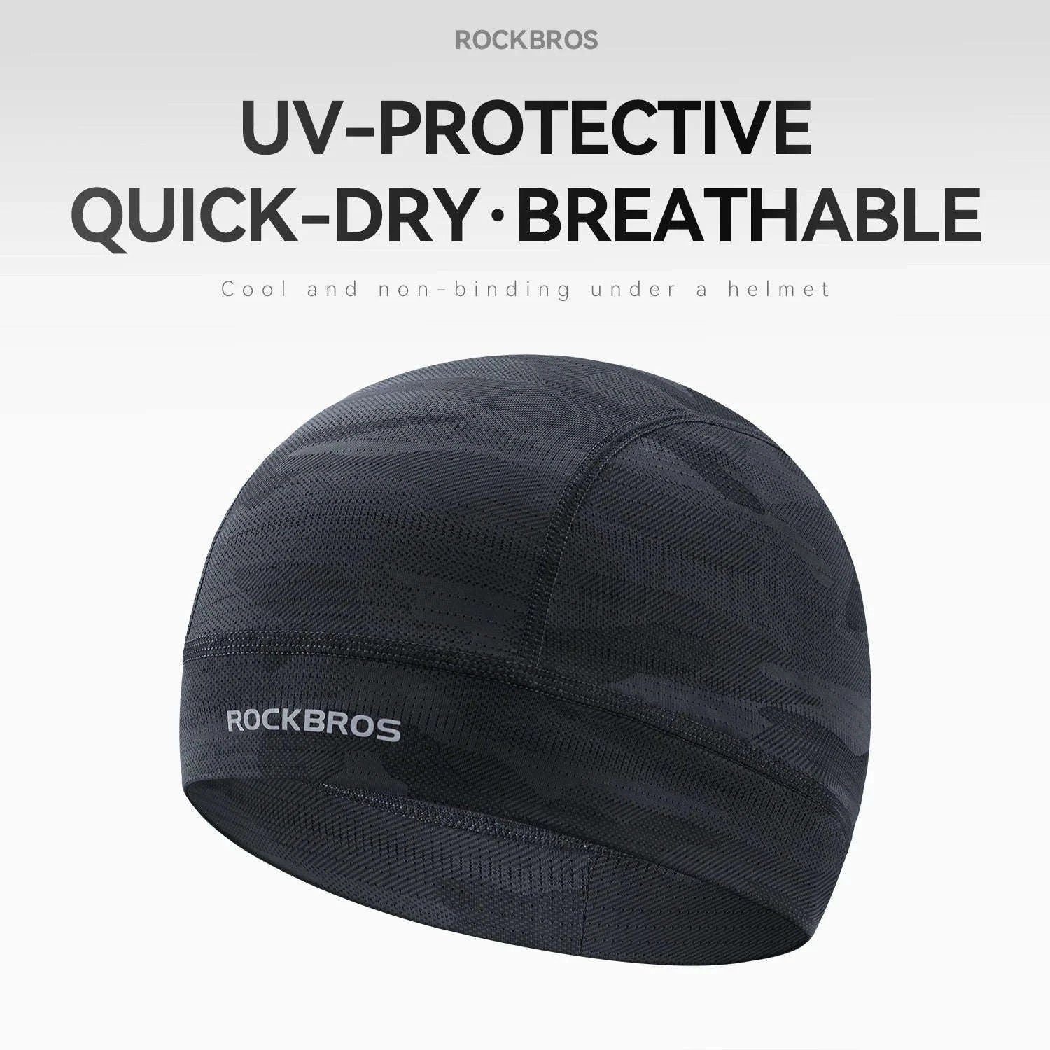 Cycling Head Cover Inner Cap for Helmet Comfort-LF260132-BK 1pcs