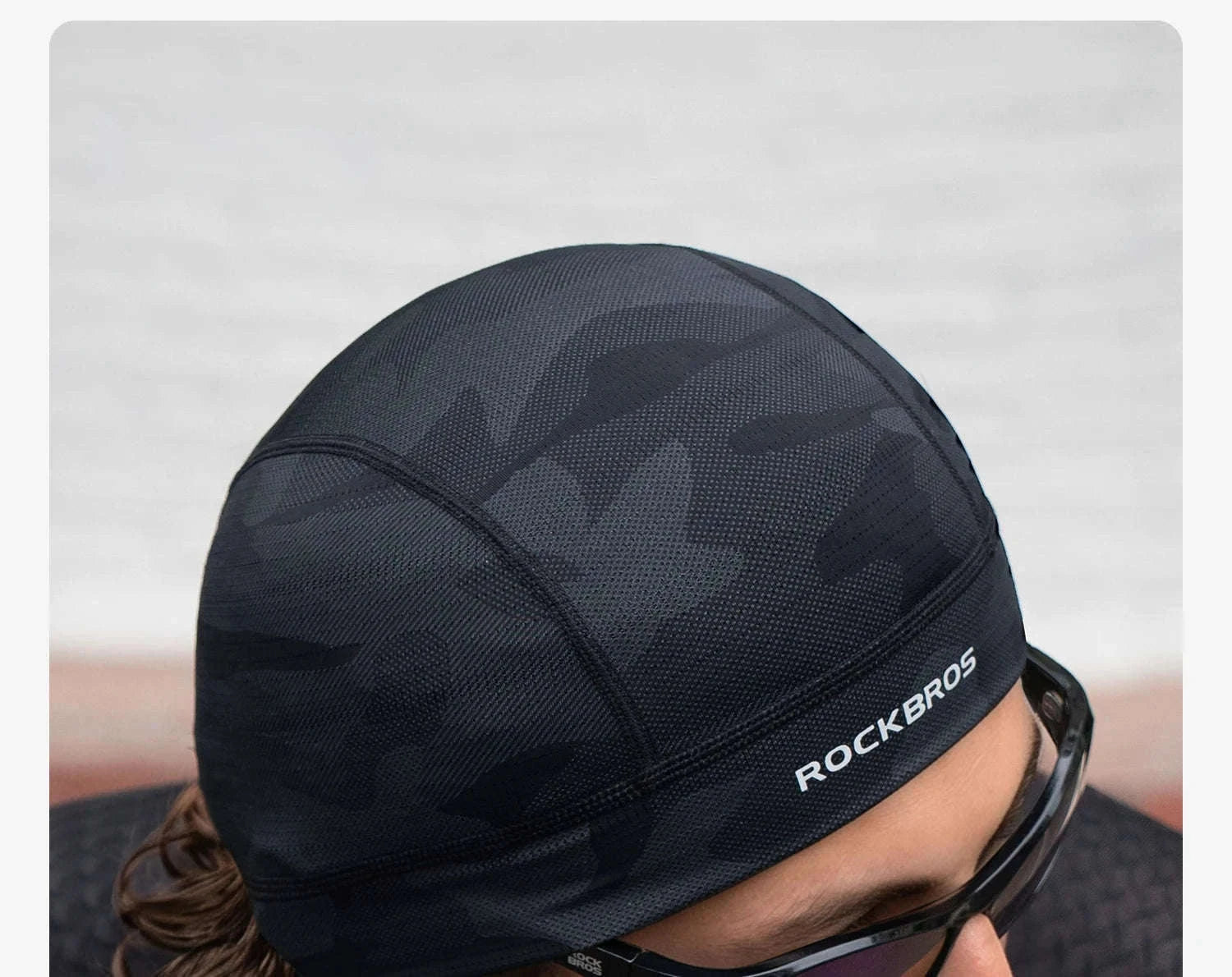 Cycling Head Cover Inner Cap for Helmet Comfort-LF260132-BK 1pcs