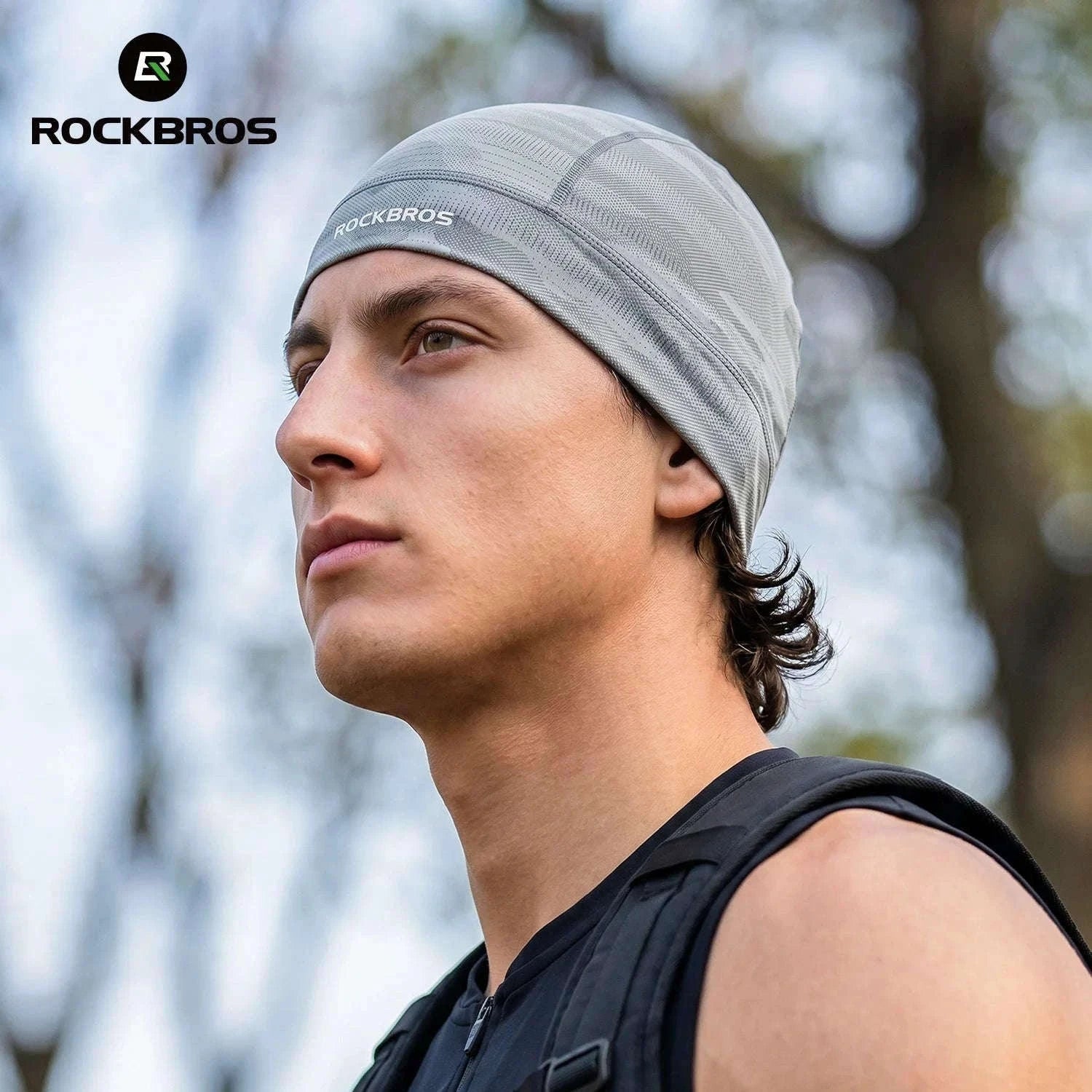 Cycling Head Cover Inner Cap for Helmet Comfort-LF260132-BK 1pcs