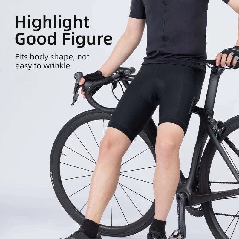 Cycling Shorts with 3D Gel Pad Breathable Quick-Dry Bike Tights-Asia XXL(EUR Size)