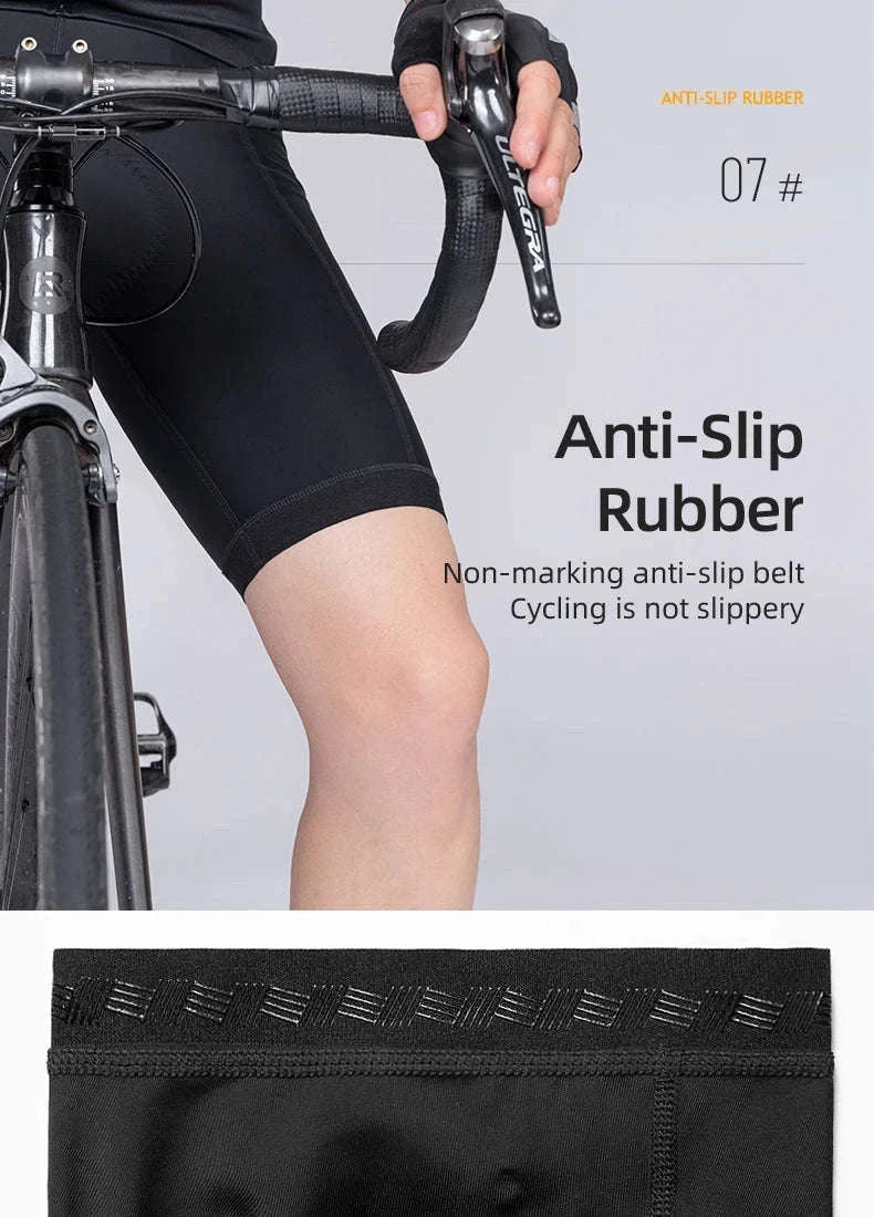 Cycling Shorts with 3D Gel Pad Breathable Quick-Dry Bike Tights-Asia XXL(EUR Size)