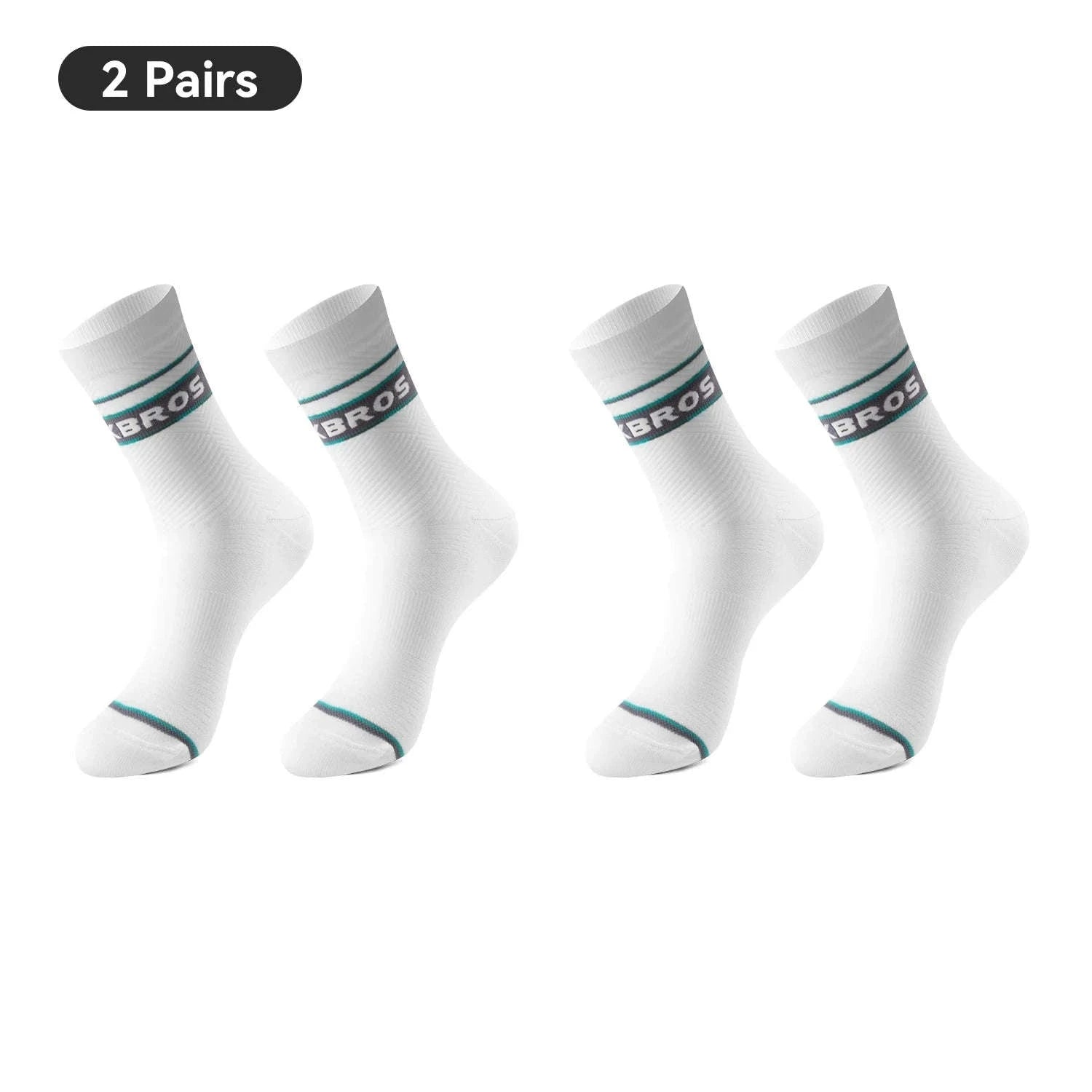Cycling Socks Knee-High Breathable Stretch Sport Socks-2pairs 490068 / S(EUR 35-38)
