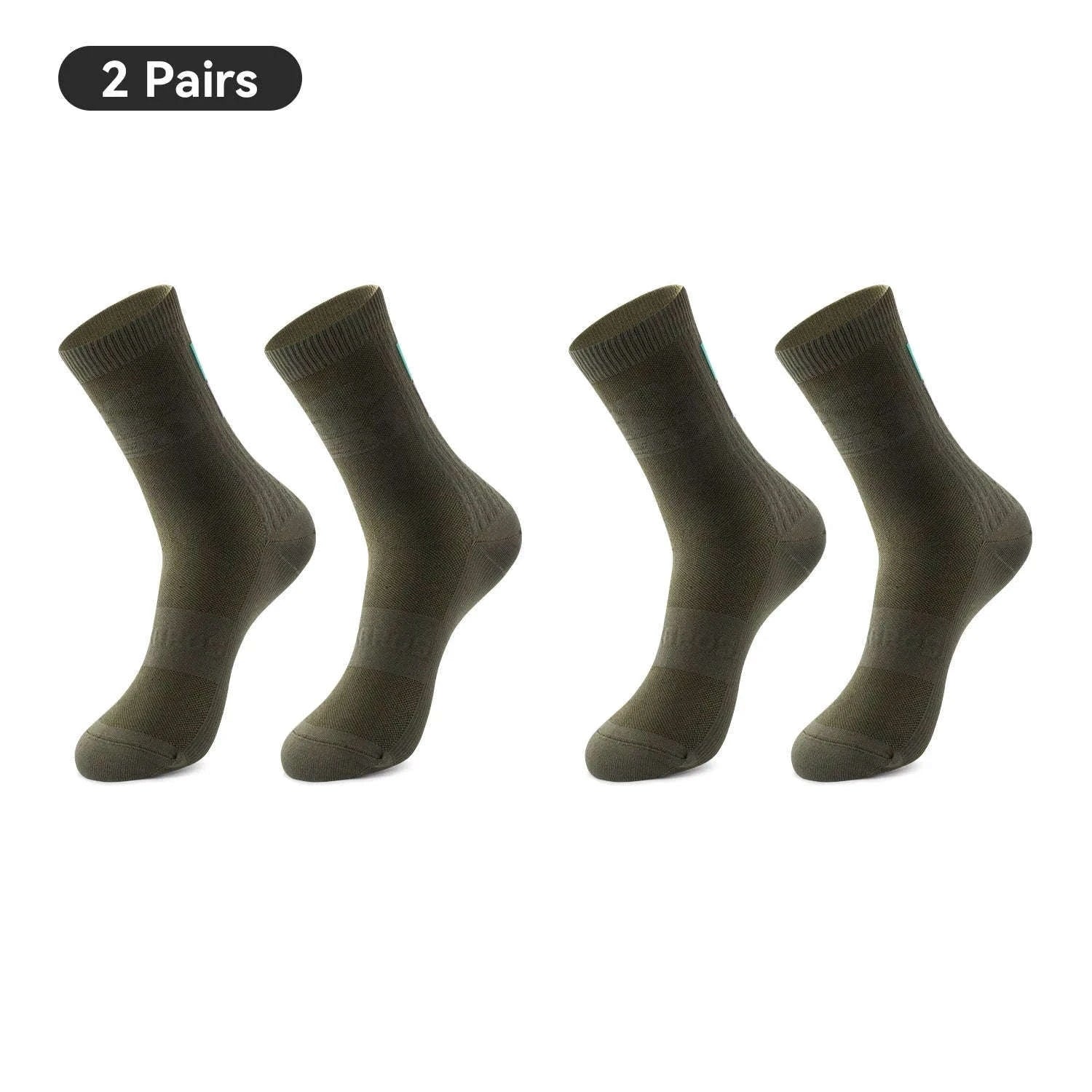 Cycling Socks Knee-High Breathable Stretch Sport Socks-2pairs 490068 / S(EUR 35-38)