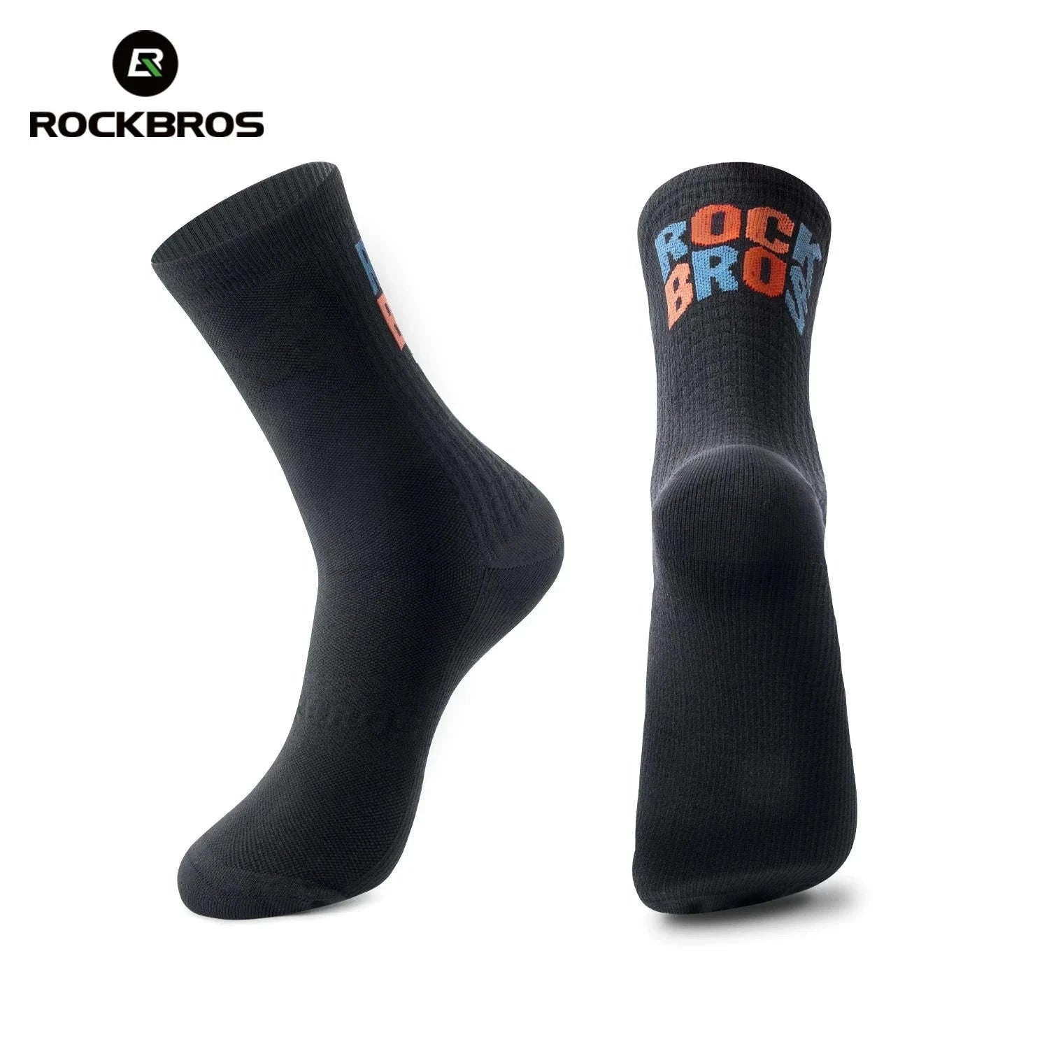 Cycling Socks Knee-High Breathable Stretch Sport Socks-2pairs 490068 / S(EUR 35-38)
