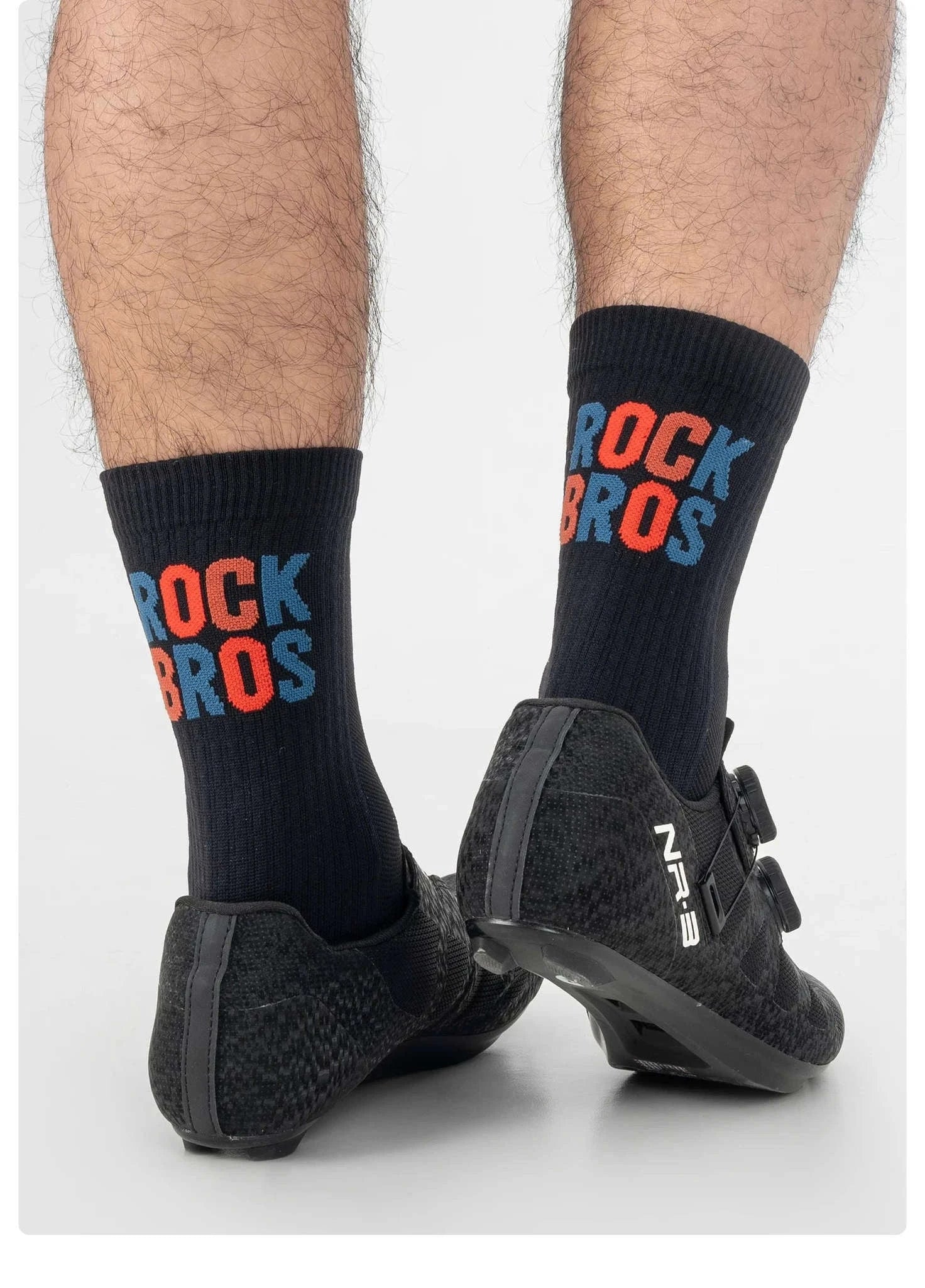 Cycling Socks Knee-High Breathable Stretch Sport Socks-2pairs 490068 / S(EUR 35-38)