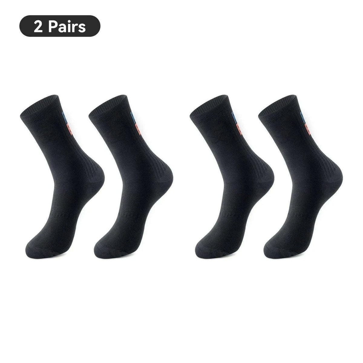 Cycling Socks Knee-High Breathable Stretch Sport Socks-2pairs 490068 / S(EUR 35-38)