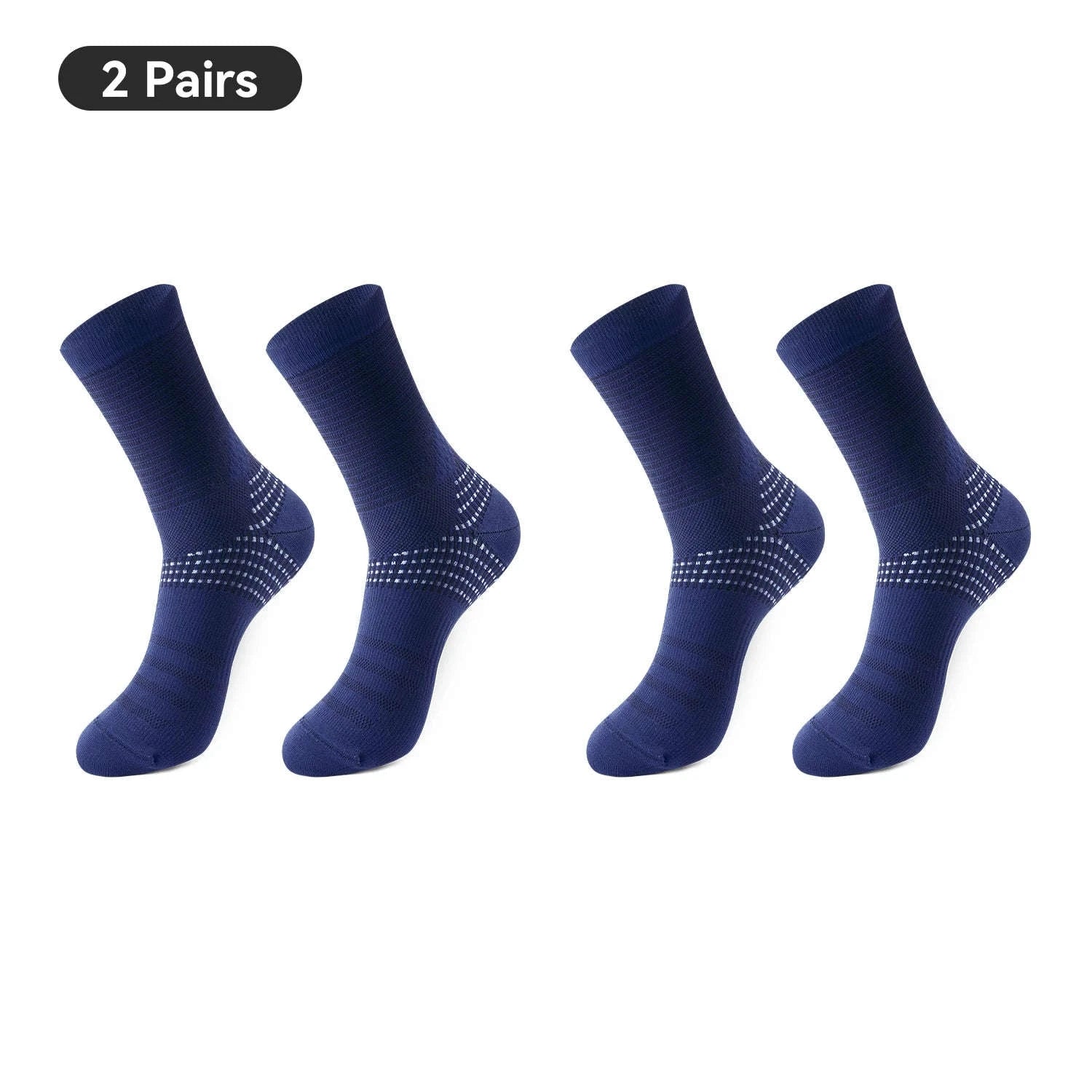 Cycling Socks Knee-High Breathable Stretch Sport Socks-2pairs 490068 / S(EUR 35-38)