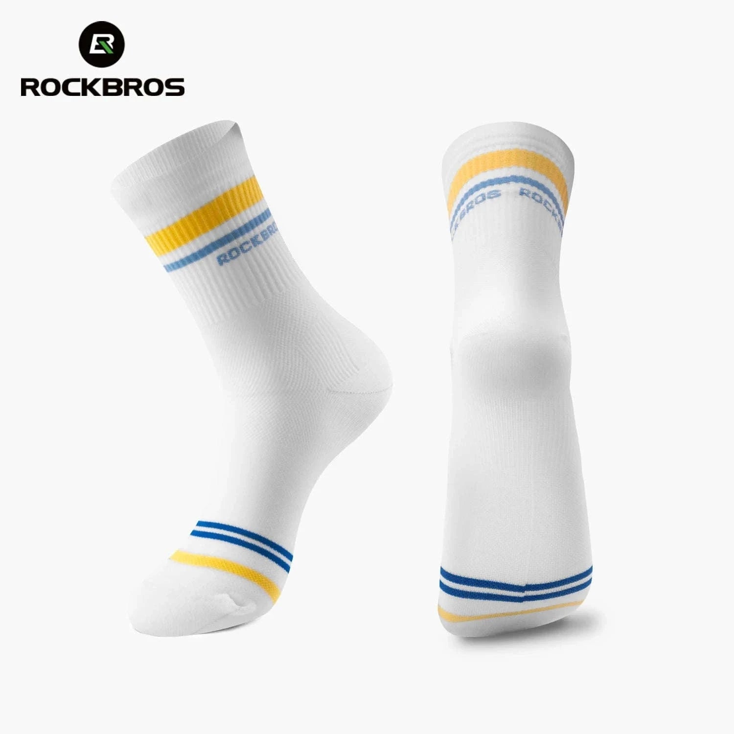 Cycling Socks Knee-High Breathable Stretch Sport Socks-2pairs 490068 / S(EUR 35-38)