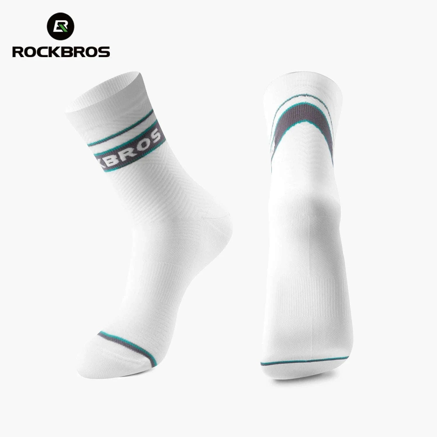 Cycling Socks Knee-High Breathable Stretch Sport Socks-2pairs 490068 / S(EUR 35-38)