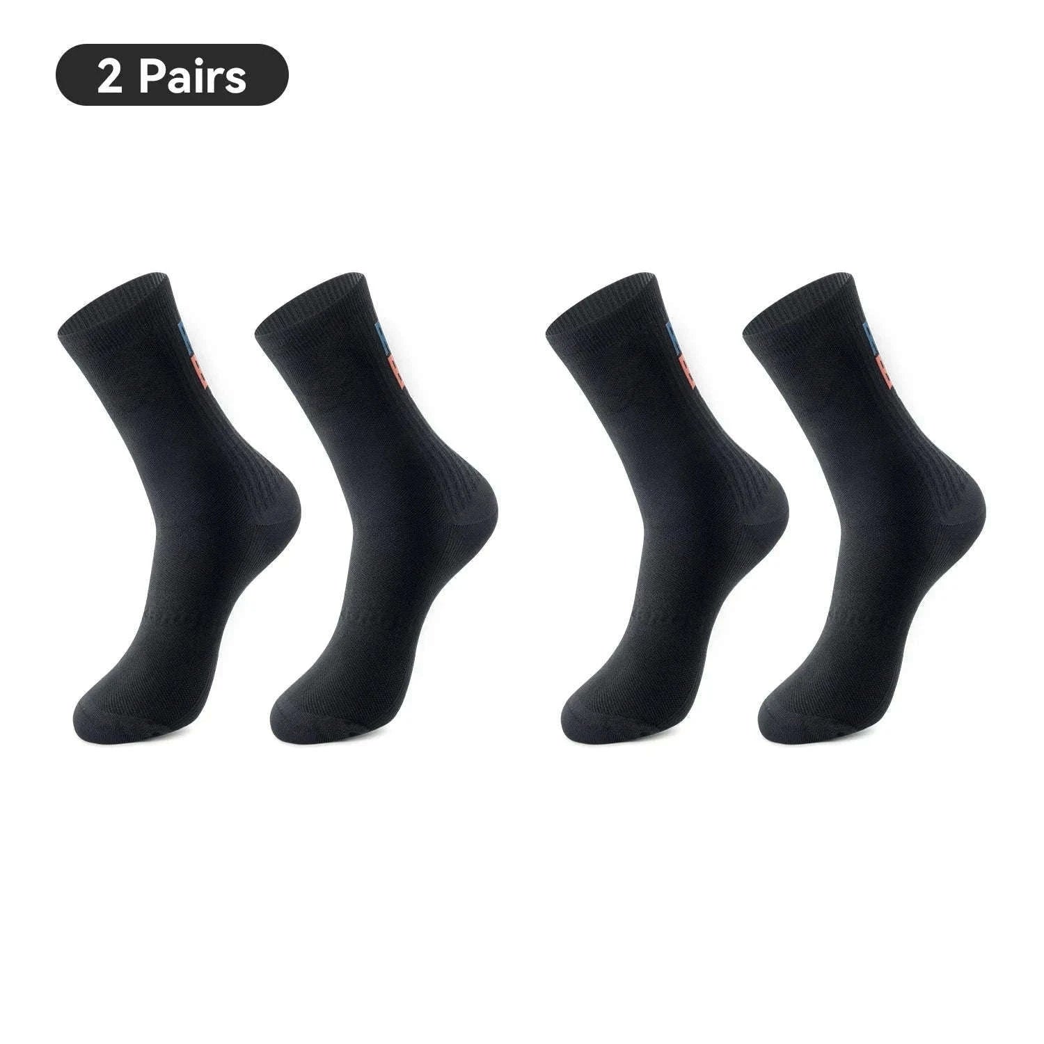 Cycling Socks Knee-High Breathable Stretch Sport Socks-2pairs 490068 / S(EUR 35-38)