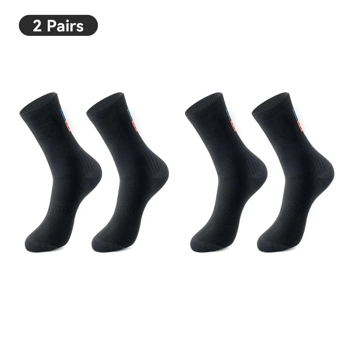 Cycling Socks Knee-High Breathable Stretch Sport Socks-2pairs 490068 / S(EUR 35-38)
