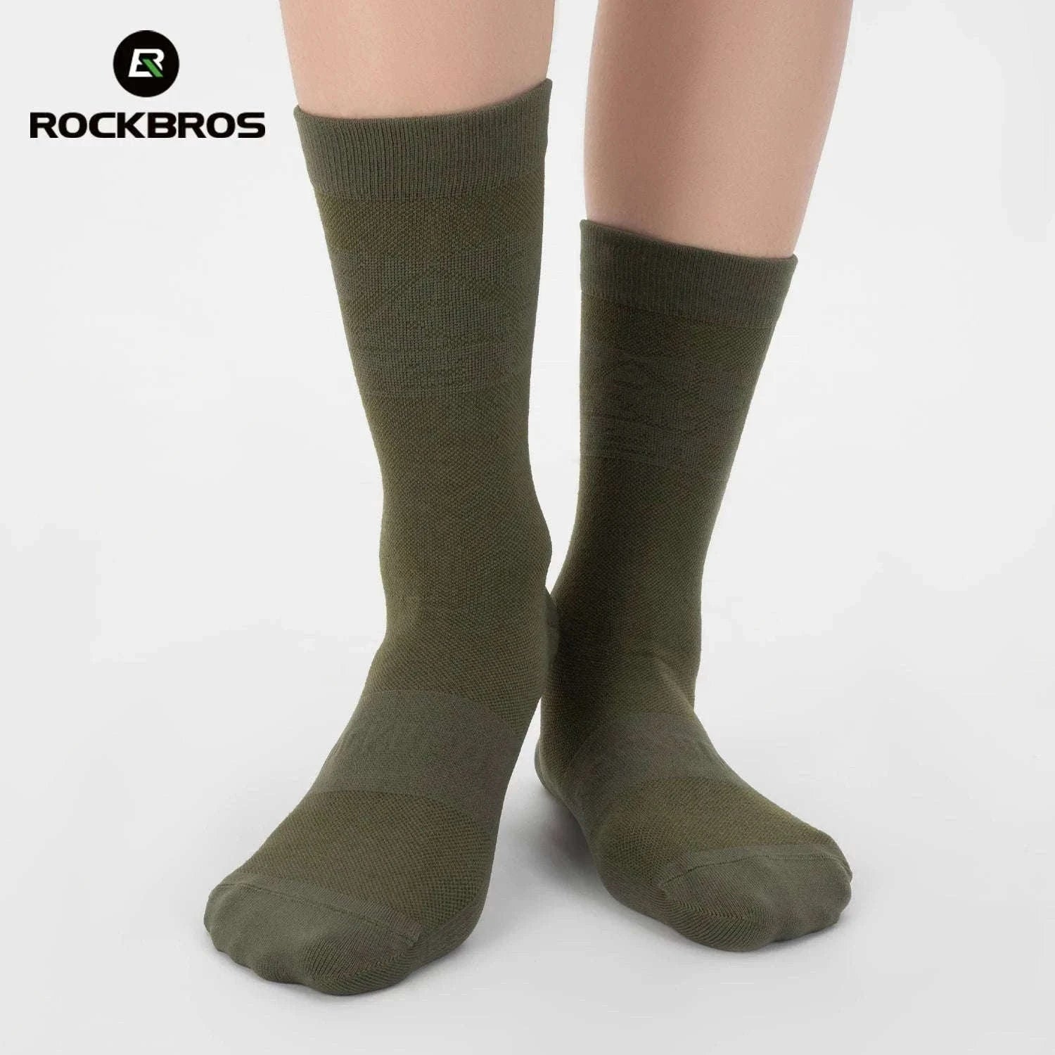 Cycling Socks Knee-High Breathable Stretch Sport Socks-2pairs 490068 / S(EUR 35-38)