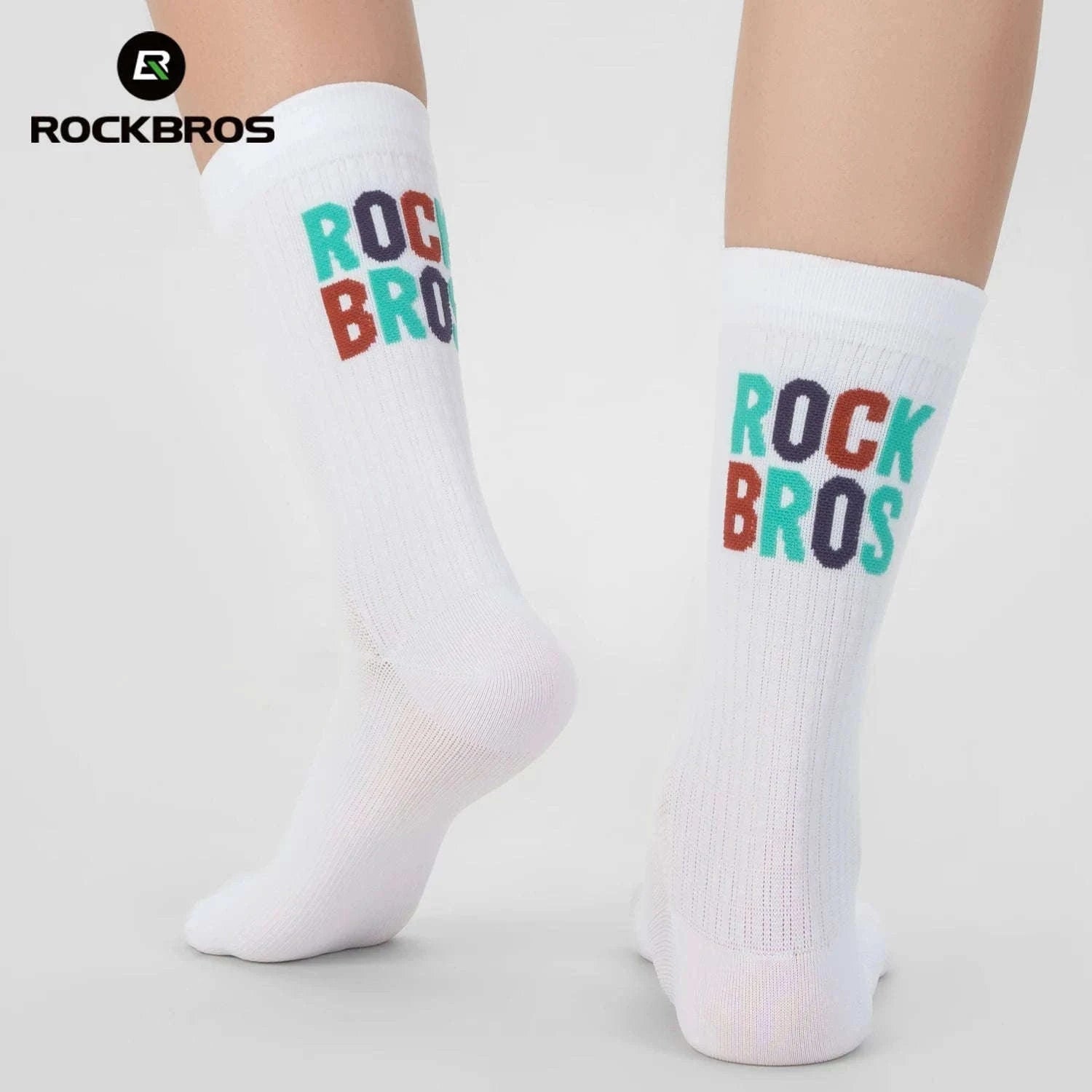 Cycling Socks Knee-High Breathable Stretch Sport Socks-2pairs 490068 / S(EUR 35-38)