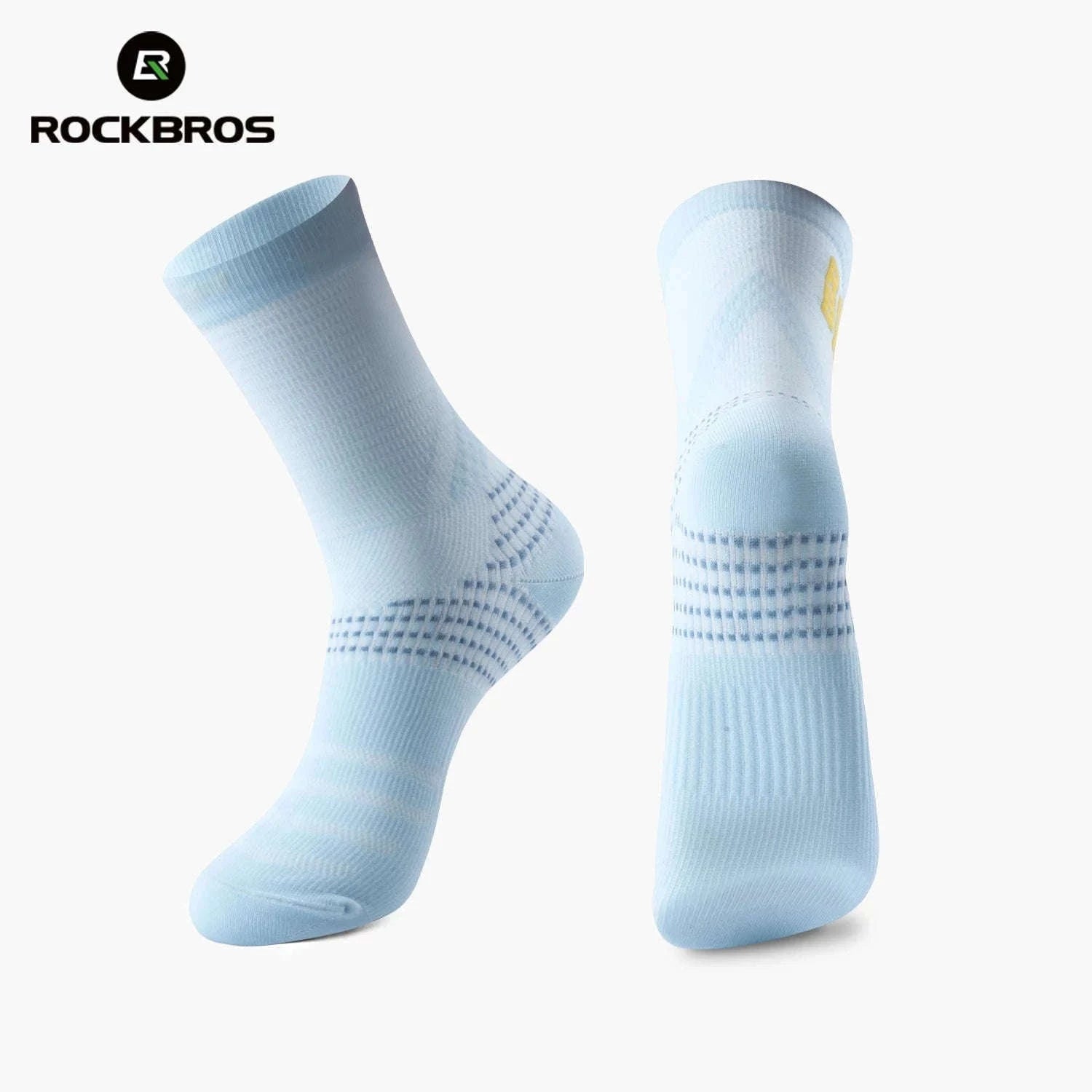 Cycling Socks Knee-High Breathable Stretch Sport Socks-2pairs 490068 / S(EUR 35-38)