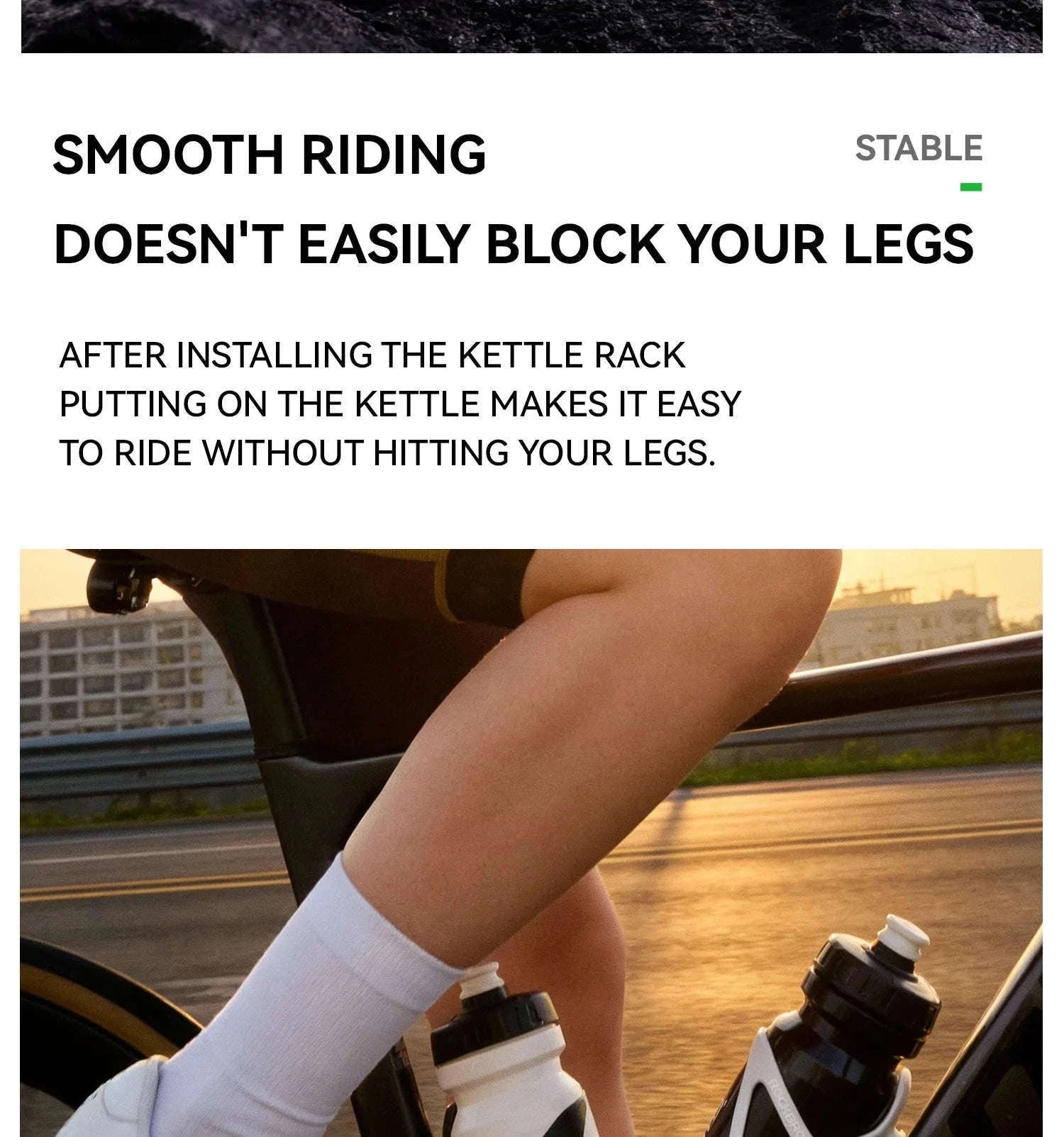 Cycling Water Bottle 0.6L with Bike Cage for Easy Hydration-310050-C