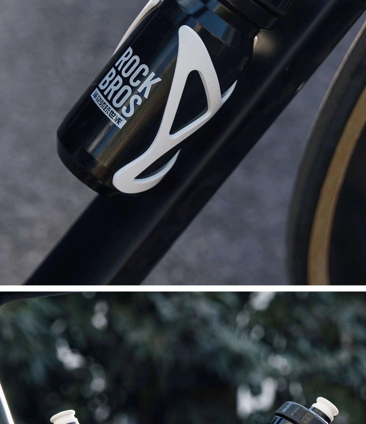 Cycling Water Bottle 0.6L with Bike Cage for Easy Hydration-310050-C