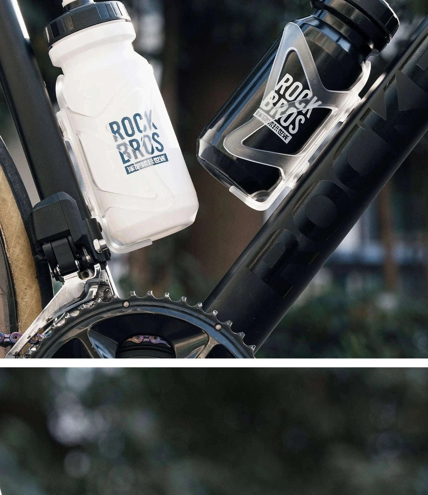 Cycling Water Bottle 0.6L with Bike Cage for Easy Hydration-310050-C