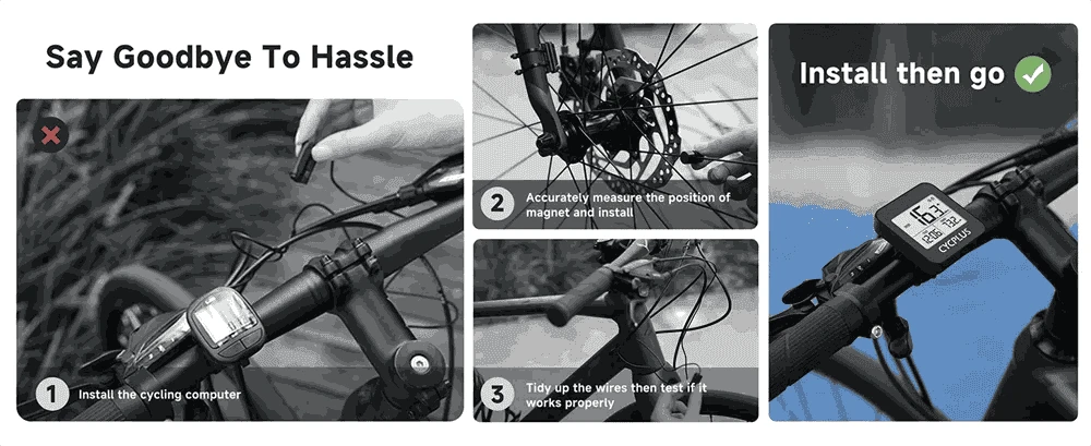CYCPLUS GPS Bike Computer with IPX6 Waterproof Protection-G1 Z1