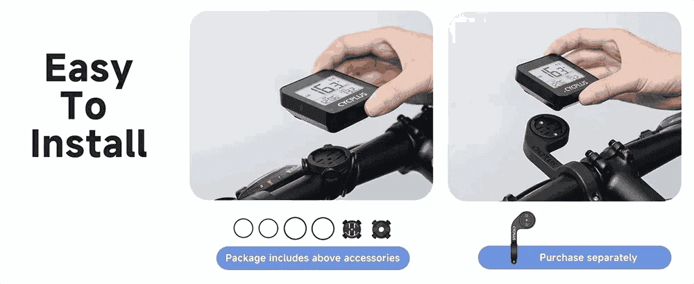 CYCPLUS GPS Bike Computer with IPX6 Waterproof Protection-G1 Z1