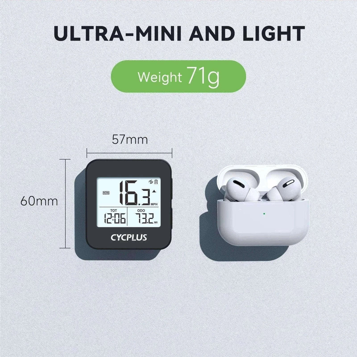 CYCPLUS GPS Bike Computer with IPX6 Waterproof Protection-G1 Z1