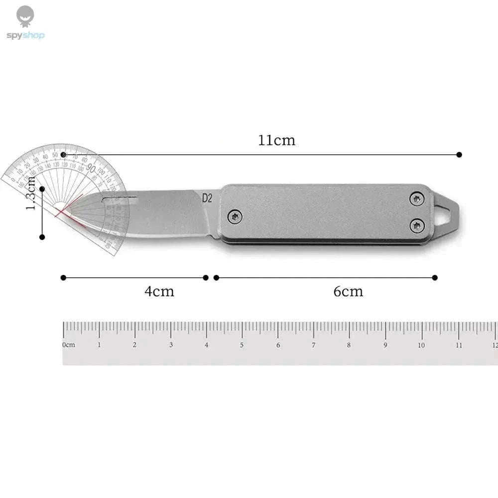 D2 Steel Folding Knife for Everyday Carry-black
