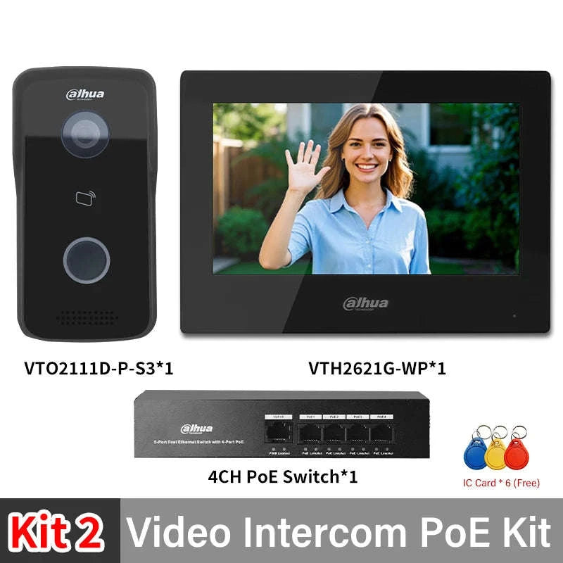 Dahua 2MP IP Villa Door Station with PoE-Doorbell