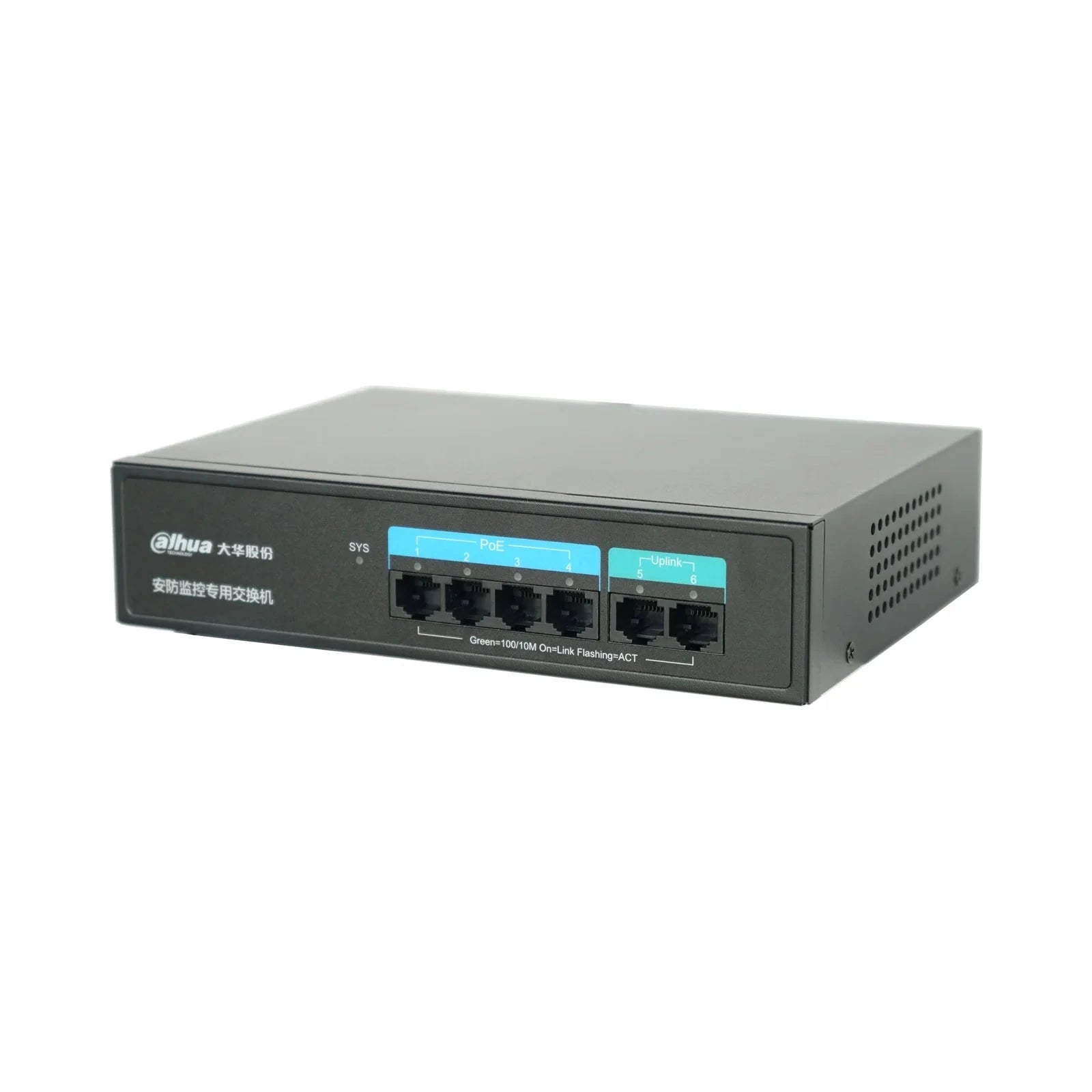 Dahua 4-Port PoE Switch DH-PS1100C-4ET2ET-65-4PoE Port 2LAN port / Poland