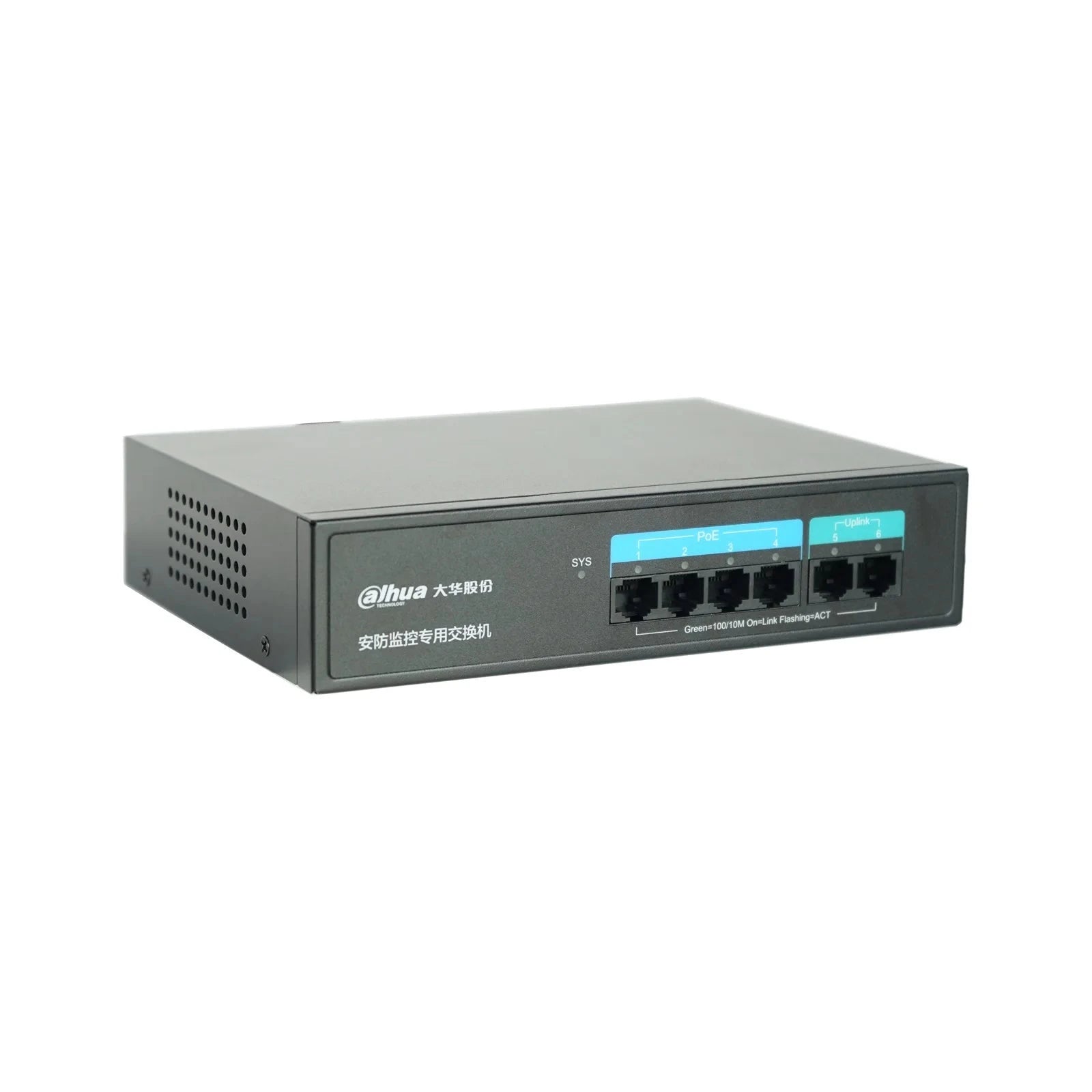 Dahua 4-Port PoE Switch DH-PS1100C-4ET2ET-65-4PoE Port 2LAN port / Poland