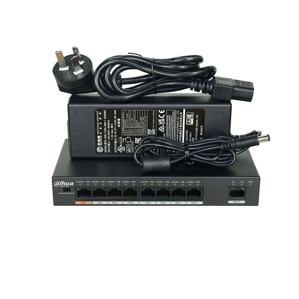 Dahua DH-S4500C-8ET1ET-DPWR 8-Port PoE Switch-8-Port PoE / Poland