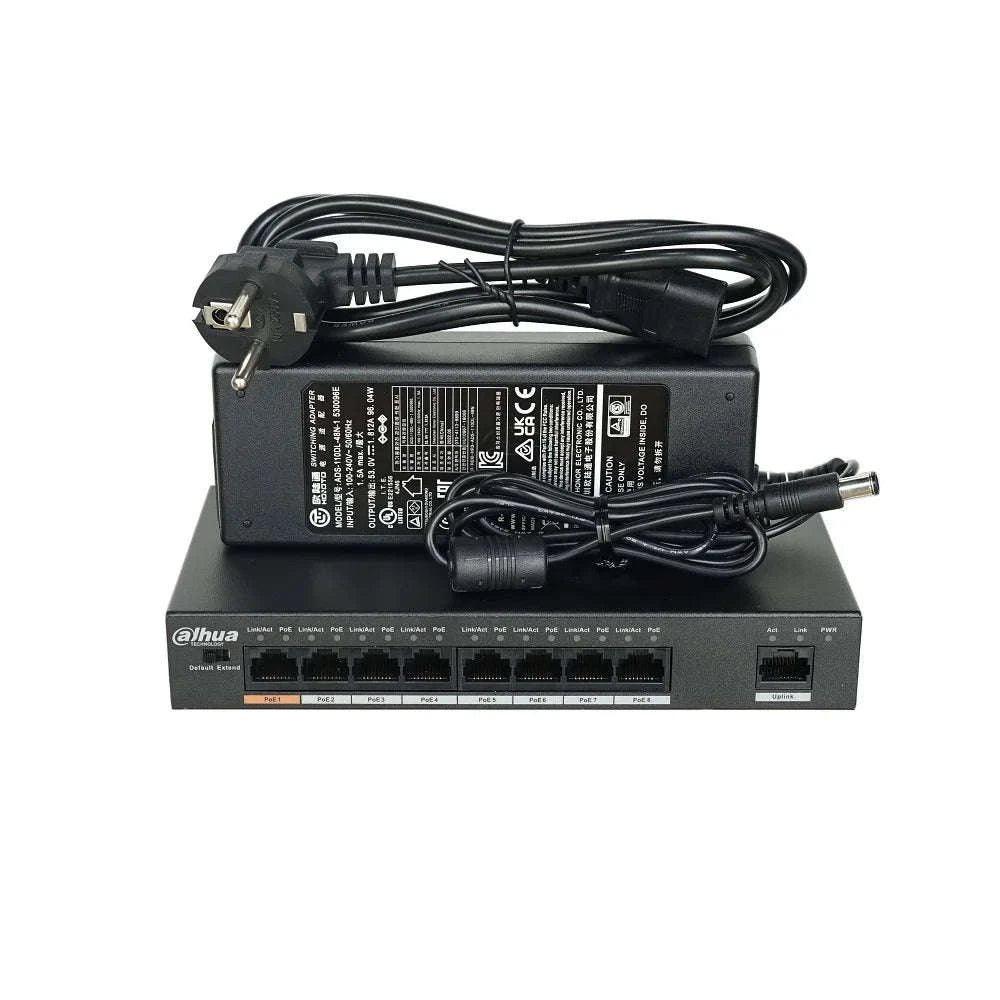 Dahua DH-S4500C-8ET1ET-DPWR 8-Port PoE Switch-8-Port PoE / Poland