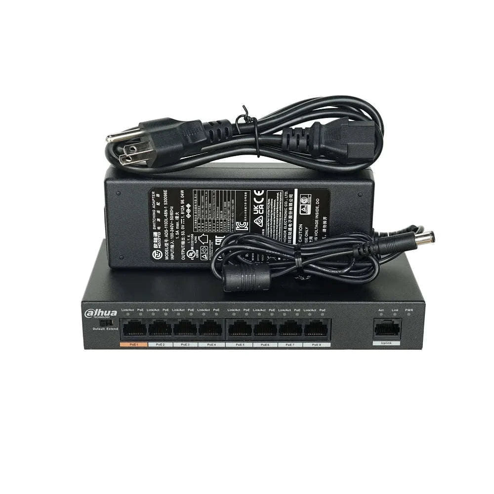 Dahua DH-S4500C-8ET1ET-DPWR 8-Port PoE Switch-8-Port PoE / Poland