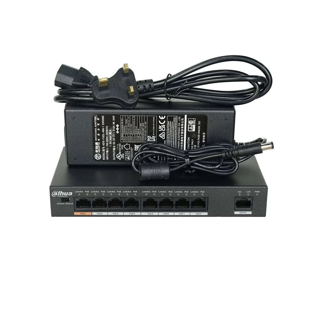Dahua DH-S4500C-8ET1ET-DPWR 8-Port PoE Switch-8-Port PoE / Poland